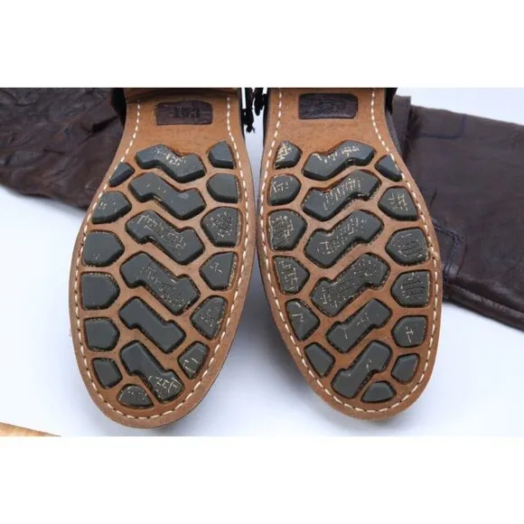 CAT boots Caterpillar Pull On Leather Women's Shoes Brown Sz 7.5