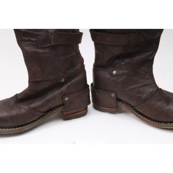 CAT boots Caterpillar Pull On Leather Women's Shoes Brown Sz 7.5