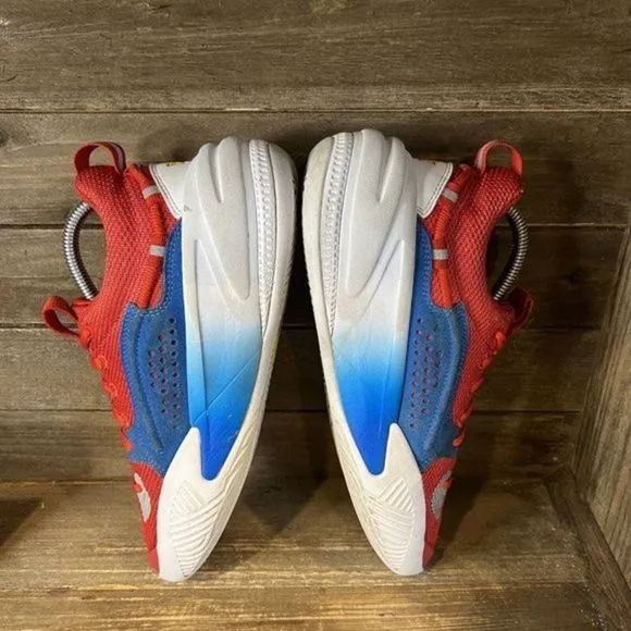 Childrens Kids Puma RS Dreamer Red Super Mario Bros Shoes Sneakers‎ Size 6.5 Y