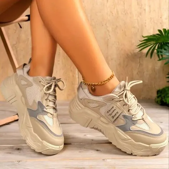 Chunky Trendy Sneakers sz 8.5
