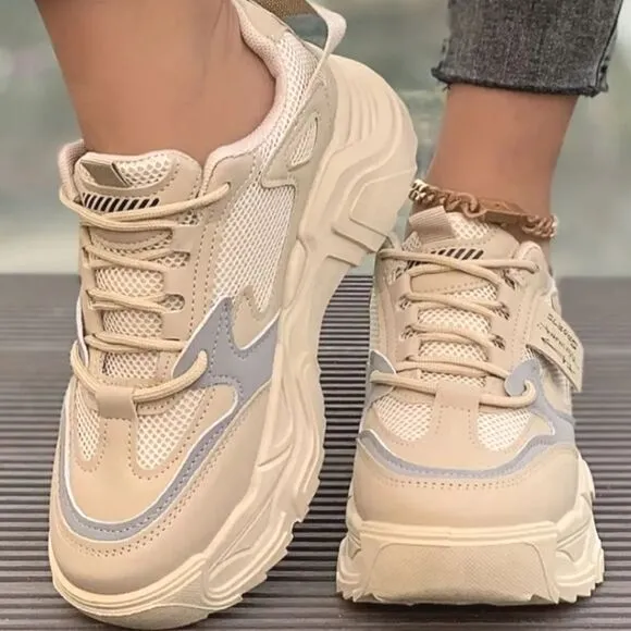 Chunky Trendy Sneakers sz 8.5