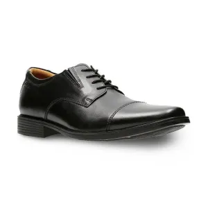 CLARKS TILDEN CAP TOE LEATHER DRESS SHOES Men's Size 14 M  BLACK  NEW NO BOX