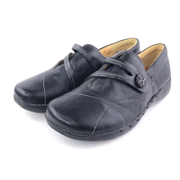 Clarks Unstructured Esma Slip-On Loafer Shoes 9M
