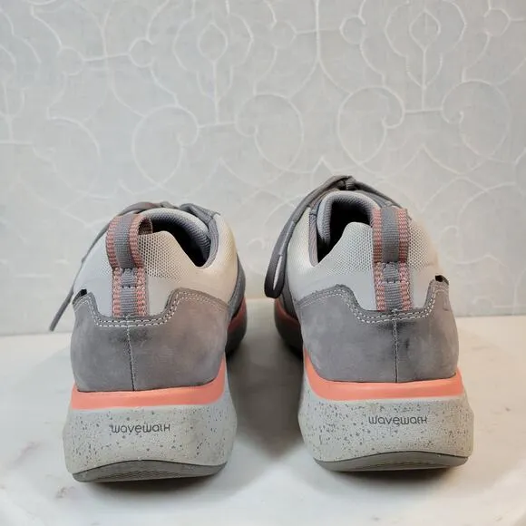 Clarks WaveWalk 2.0 Womens Sneakers 11 Gray Lace Up Waterproof Walking Shoe