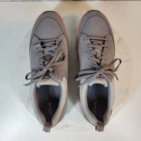 Clarks WaveWalk 2.0 Womens Sneakers 11 Gray Lace Up Waterproof Walking Shoe