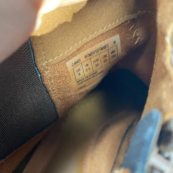 Cobb Hill Laurel Bootie Brown Leather Womens Shoes Size 8