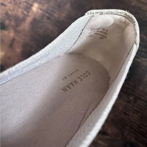 Cole Haan Cloudfeel Stitchlite Espadrille Slip On Shoes Size 10/ Néw No Box