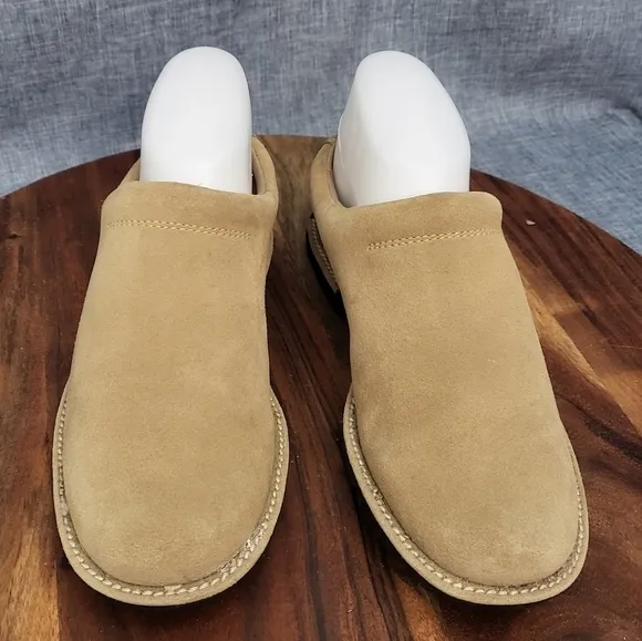Cole Haan Country Suede Mule Slip-On Clog Tan Women's 8M