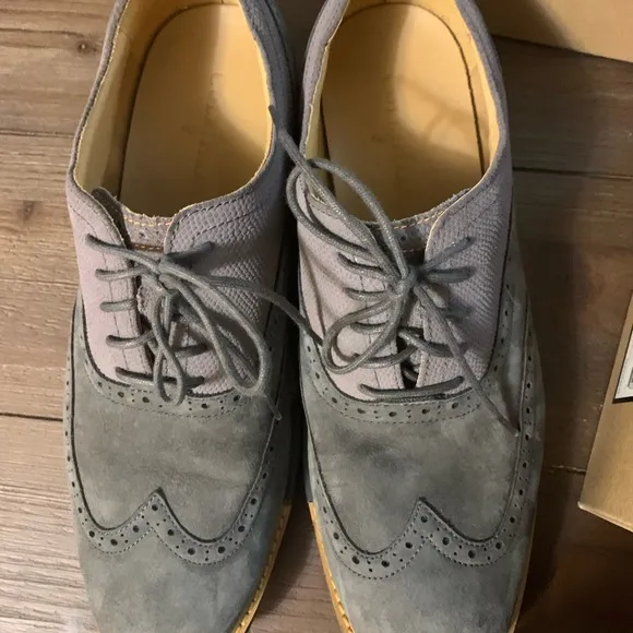 Cole Haan Great Jones Wingtip Dark Gull Grey 10M