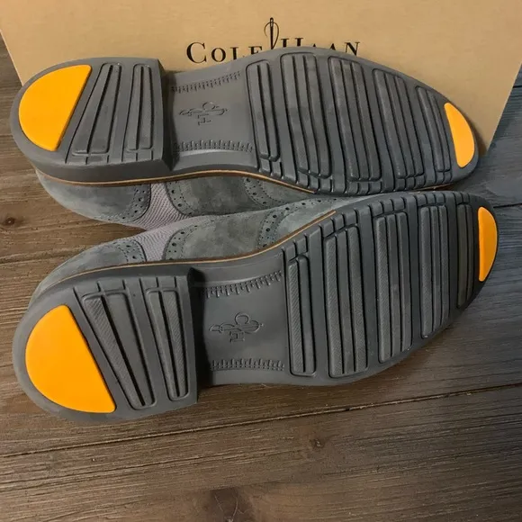 Cole Haan Great Jones Wingtip Dark Gull Grey 10M