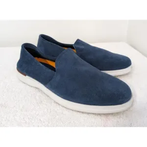 Cole Haan Slip on Nubuck Suede Loafer Mens 9M C35328 Moonlit Ocean Blue