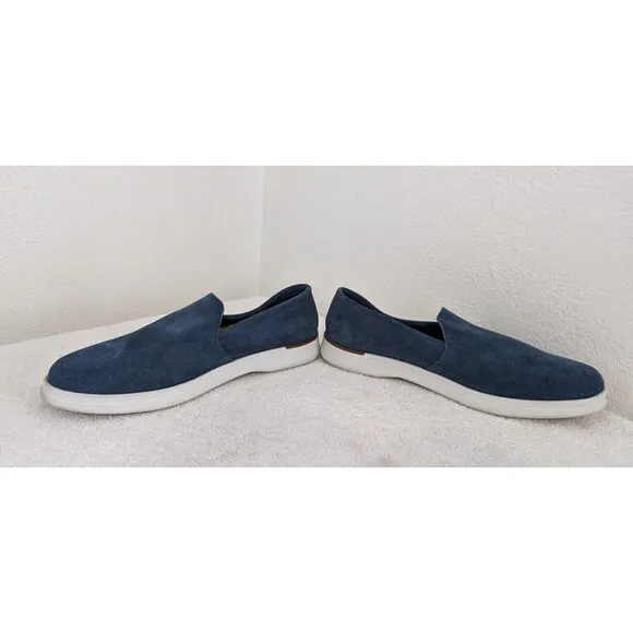 Cole Haan Slip on Nubuck Suede Loafer Mens 9M C35328 Moonlit Ocean Blue
