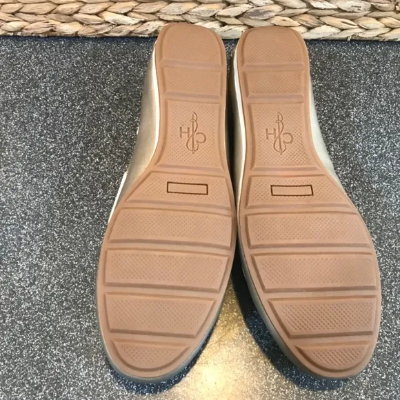 Cole Haan White &amp; Gold Tali Boat Shoes Brand New