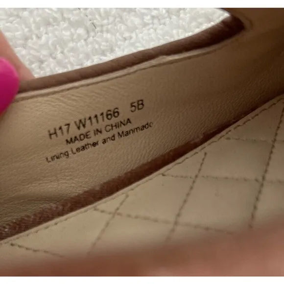 Cole Haan Women’s Tali Bow Stud Slip On Loafer in Blush Pink Velvet. NWOT Size 5