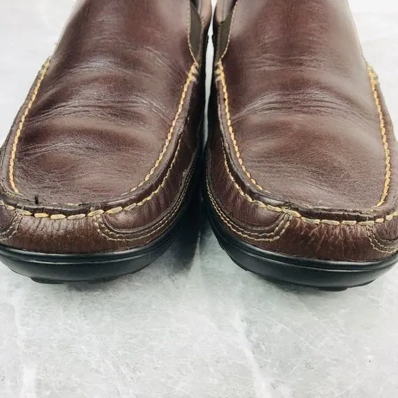 Cole Haan Tucker Venetian Mens Size 8 Loafers Brown Leather Slip On Shoes C04059