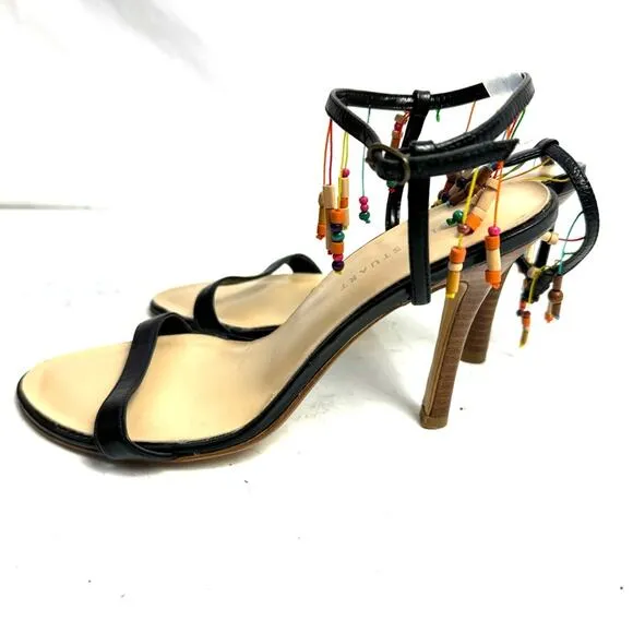 Colin Stewart Beaded Multicolored Heels Size 7.5