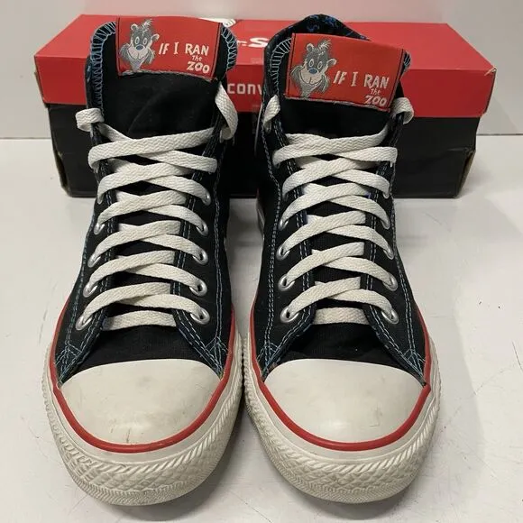 Converse Chuck Taylor Dr. Suess RARE Shoes If I Ran The Zoo - Mens Sz 9 Wmns 11