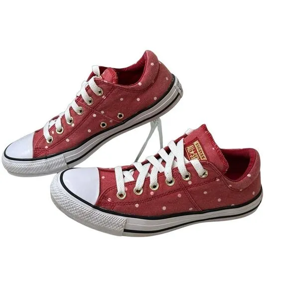 Converse CTAS Women's Shoes Gym Red/Gold/White/Pink Size 9