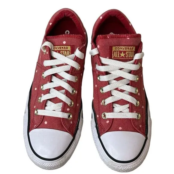 Converse CTAS Women's Shoes Gym Red/Gold/White/Pink Size 9