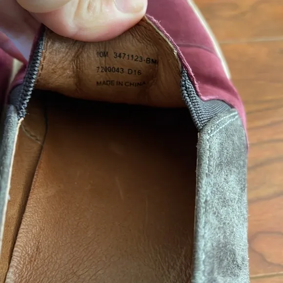 COPY - Frye Brown and Maroon Slip On Flats Loafers Shoes
