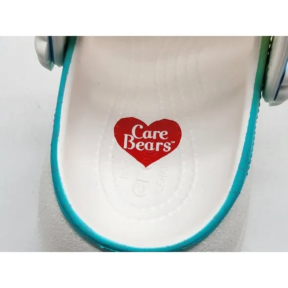 Crocs Care Bears Crush Clog Light-Up Rainbow Womens Shoes Size 7