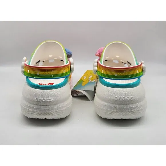 Crocs Care Bears Crush Clog Light-Up Rainbow Womens Shoes Size 7