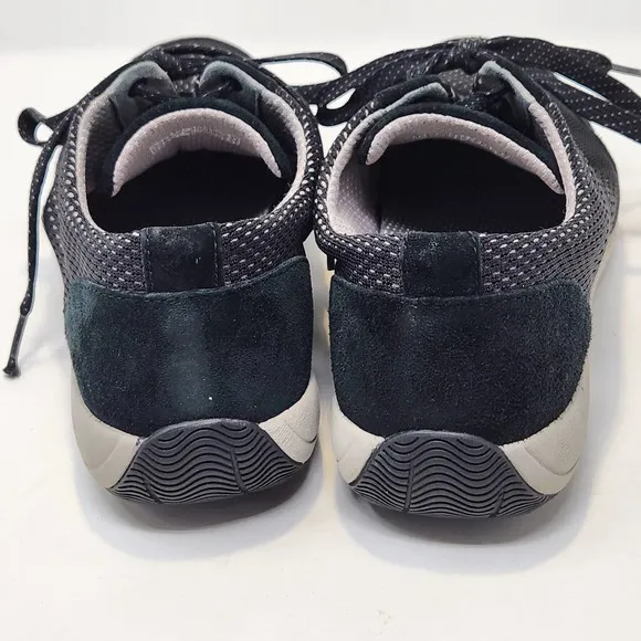 Dansko Hayes Black Walking Comfort Shoes Sneakers Womens 37 US 6.5 Lace Up