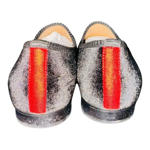 Del Toro Black Velvet Loafers Slip-On Shoes