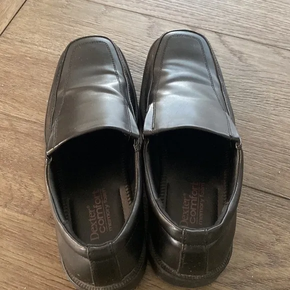 DEXTER Comfort Memory Foam Mens Square Toe Dress Shoes | 9 1/2