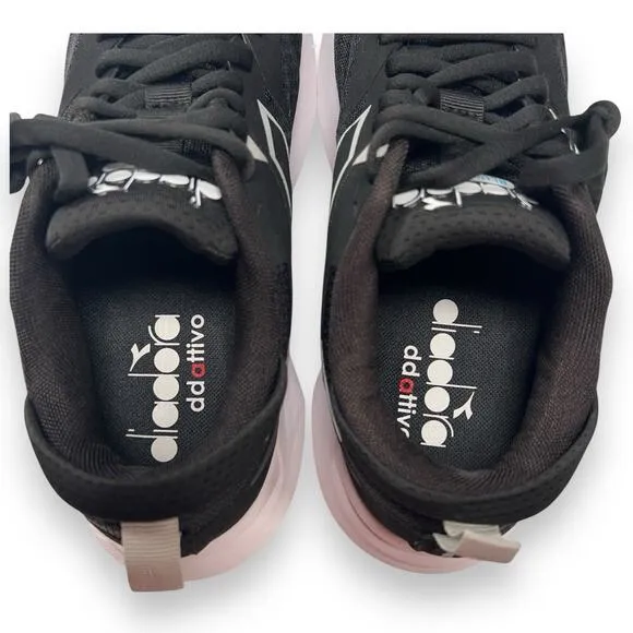 Diadora Mythos Vigore 3 Womens 7.5 Black Running Shoes