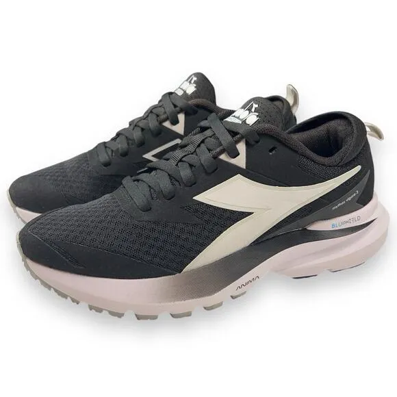 Diadora Mythos Vigore 3 Womens 7.5 Black Running Shoes