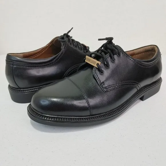 Dockers Gordon Cap Toe Oxford Leather Shoes Men's Sz 12W