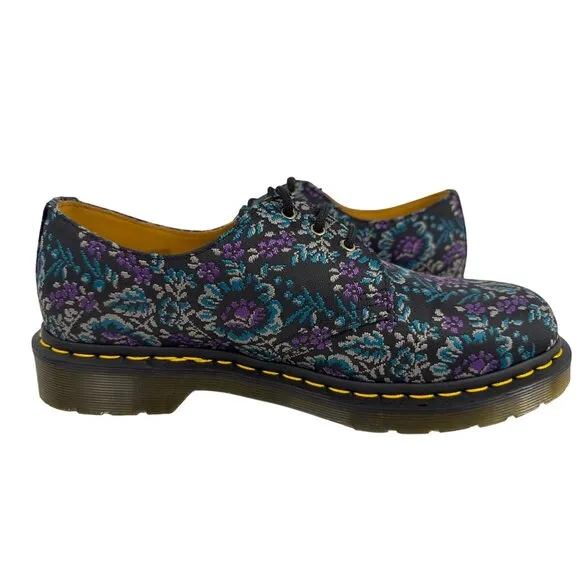 Dr. Martens 1461 Floral Jacquard Oxord Shoes Size EU 42 US M9/W10 RARE!
