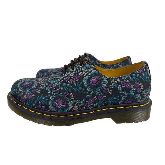 Dr. Martens 1461 Floral Jacquard Oxord Shoes Size EU 42 US M9/W10 RARE!