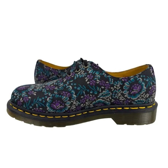 Dr. Martens 1461 Floral Jacquard Oxord Shoes Size EU 42 US M9/W10 RARE!