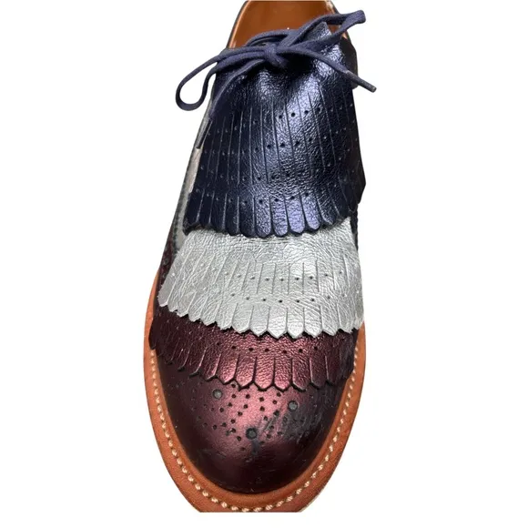 Dr Martens Air Wair Men’s 7 Elizabeth Wingtip Fringe Oxford - Golf Shoes - RARE