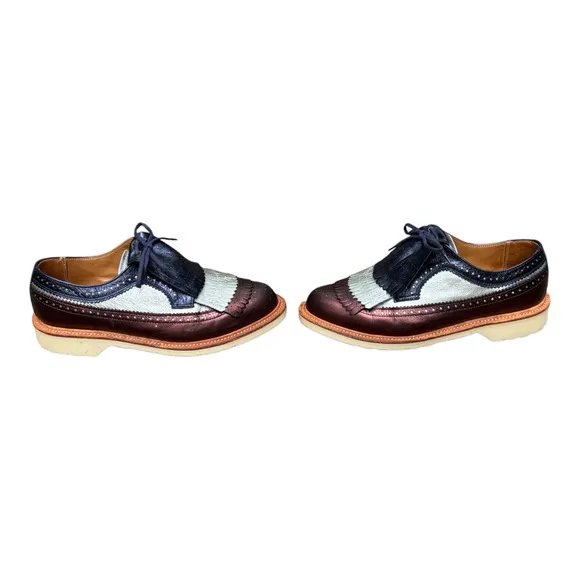 Dr Martens Air Wair Men’s 7 Elizabeth Wingtip Fringe Oxford - Golf Shoes - RARE