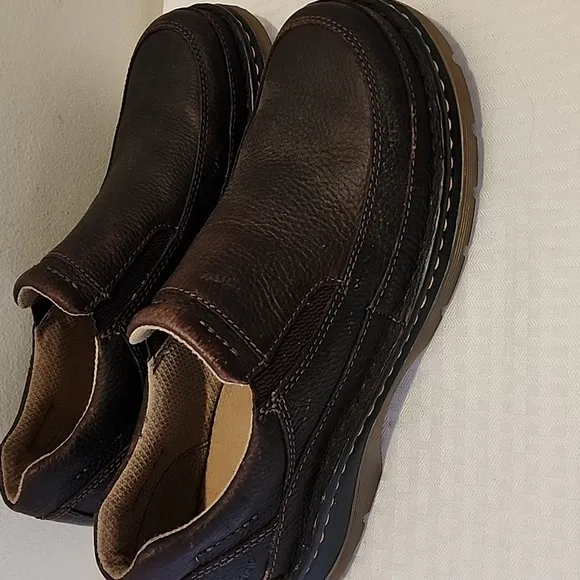 Dr. Martens Orson Pebbled Leather Slip On Loafer Brown Shoes Men's 10M 11198