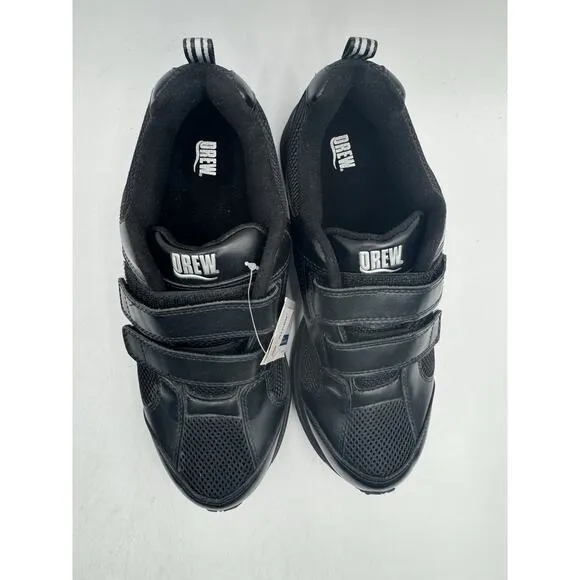 Drew LIGHTNING II V Men's NEW Casual Walking Shoe Black US Size 9.5 Medium