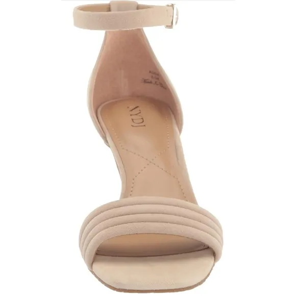 Elevate Your Denim: NYDJ Ankle Strap Pump in Sand Suede sz 9 womens shoes