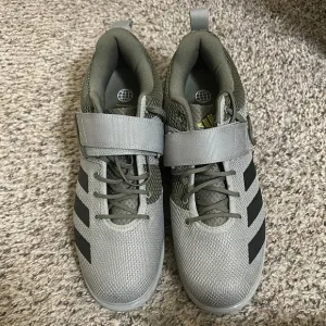 EUC Adidas Powerlifting Olive Green Athletic Shoes