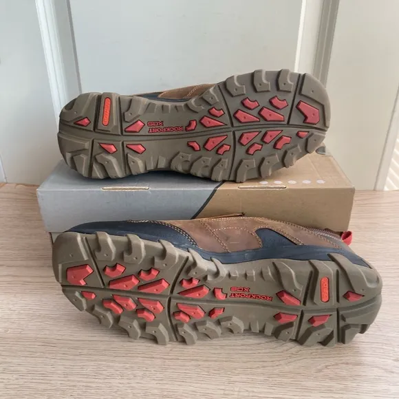 EUC Rockport Men's Cold Springs Plus Brown Men Shoes Slip On  - SZ 10