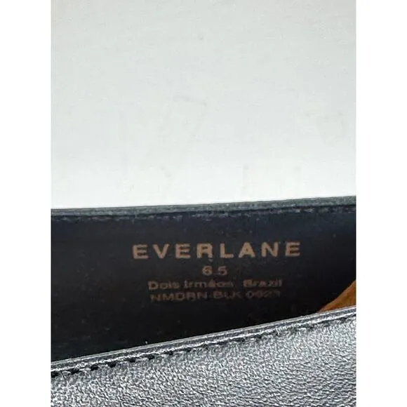 Everlane New! The Modern Loafer Black Leather Cushioned Comfort Career 6.5