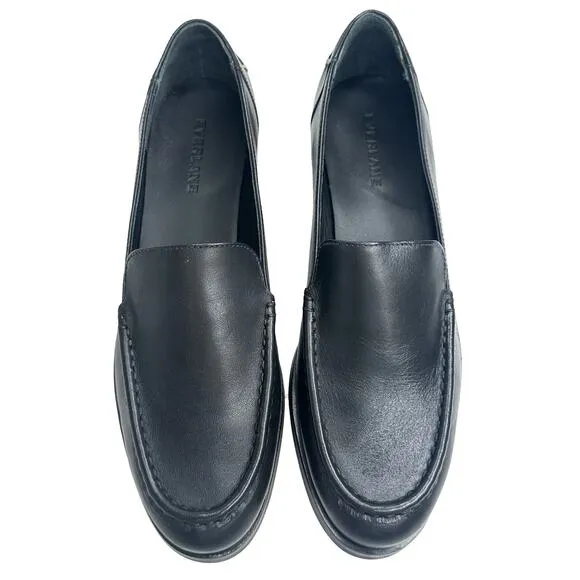 Everlane New! The Modern Loafer Black Leather Cushioned Comfort Career 6.5