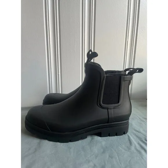 Everlane rain boot black size 7