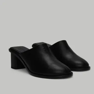 Everlane The Artist Mule Black Italian Leather Shoes Size 6.5 New