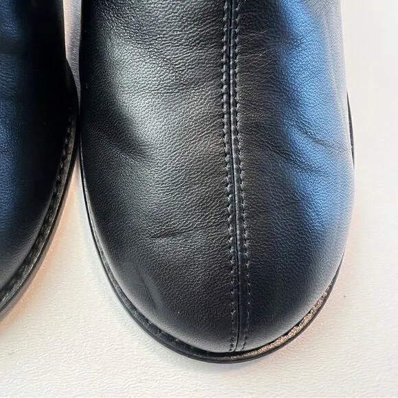 Everlane The Artist Mule Black Italian Leather Shoes Size 6.5 New