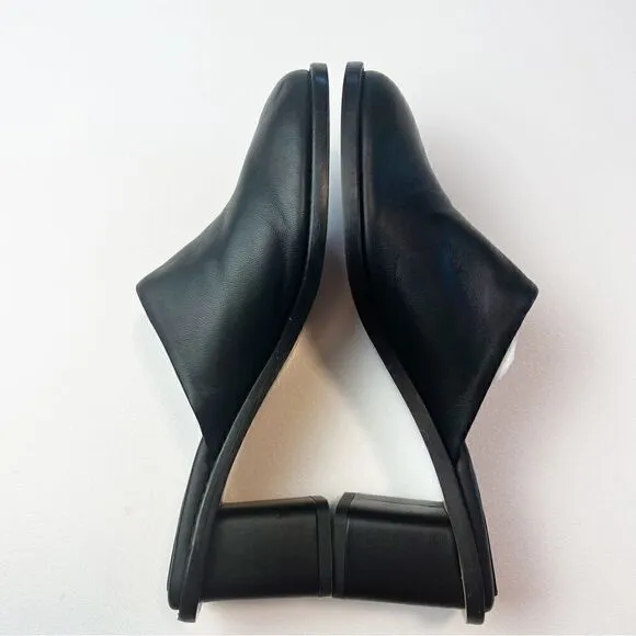 Everlane The Artist Mule Black Italian Leather Shoes Size 6.5 New