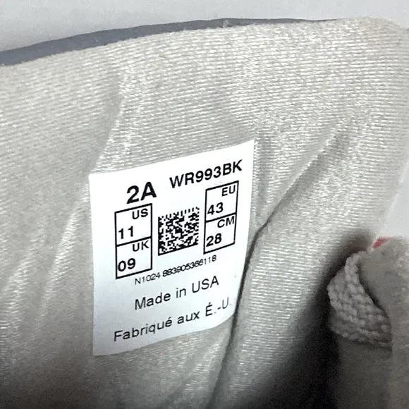 🔥FAB FIND! EUC! NEW BALANCE 993 HERITAGE Collection MADE USA SUEDE MESH 9.5/11 N