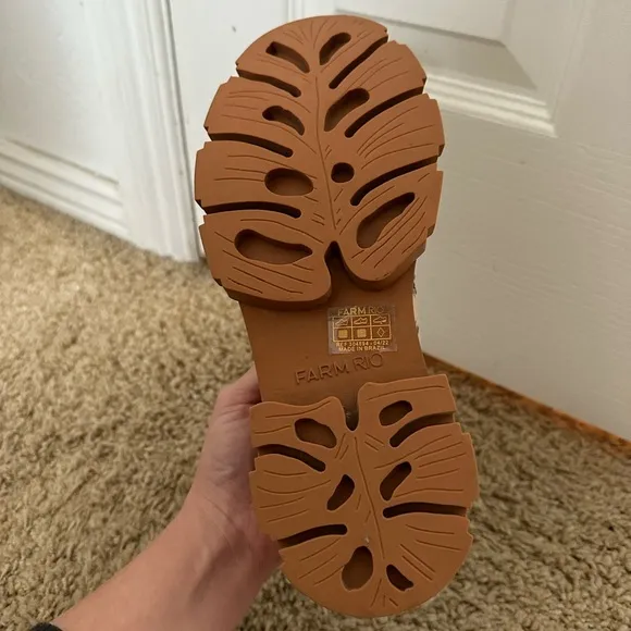 Farm Rio Embroidered Lug Sole Loafers Women's Shoes - Size 6